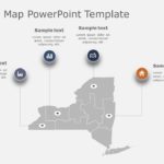 New York Map 2 PowerPoint Template & Google Slides Theme