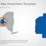 New York Map 3 PowerPoint Template & Google Slides Theme