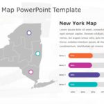 New York Map 7 PowerPoint Template & Google Slides Theme