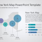 New York Map 7 PowerPoint Template