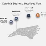 North Carolina Map 2 PowerPoint Template & Google Slides Theme