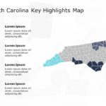 North Carolina Map 1 PowerPoint Template