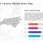 North Carolina Map 7 PowerPoint Template