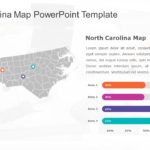 North Carolina Map 7 PowerPoint Template & Google Slides Theme