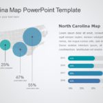 North Carolina Map 8 PowerPoint Template & Google Slides Theme