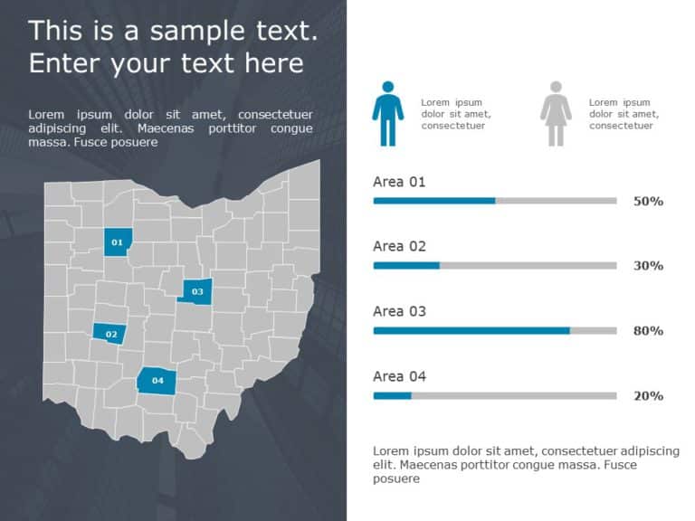 Ohio Demographic Profile 9 PowerPoint Template & Google Slides Theme