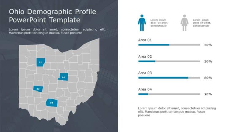 Ohio Demographic Profile 9 PowerPoint Template & Google Slides Theme