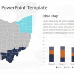 Ohio Map 1 PowerPoint Template & Google Slides Theme