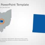 Ohio Map 3 PowerPoint Template & Google Slides Theme