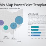 Ohio Map 8 PowerPoint Template & Google Slides Theme