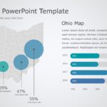 Ohio Map 8 PowerPoint Template & Google Slides Theme