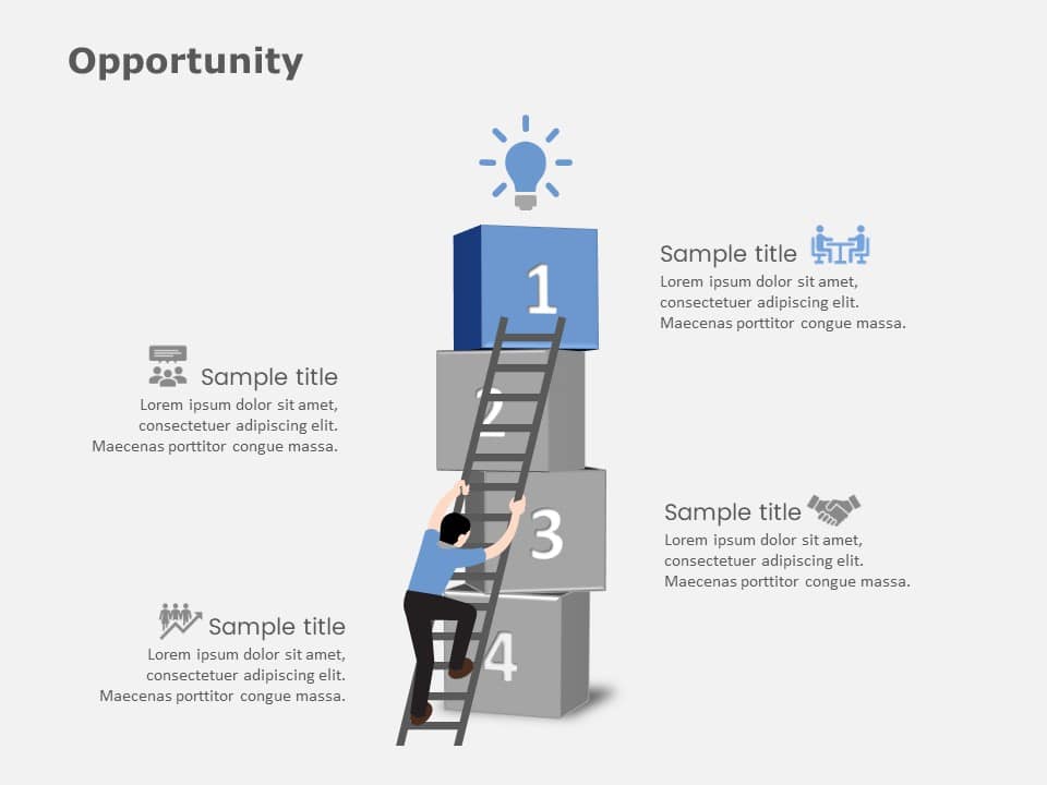 Opportunity Ladder PowerPoint Template & Google Slides Theme