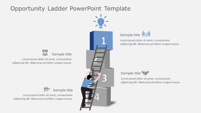 Opportunity Ladder PowerPoint Template & Google Slides Theme