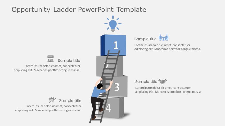 Opportunity Ladder PowerPoint Template