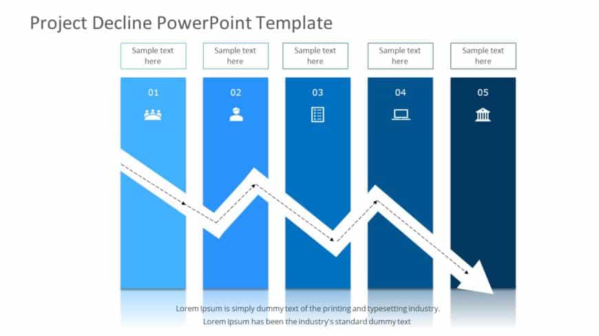 Project Decline PowerPoint Template