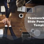 Teamwork Cover Slide PowerPoint Template & Google Slides Theme