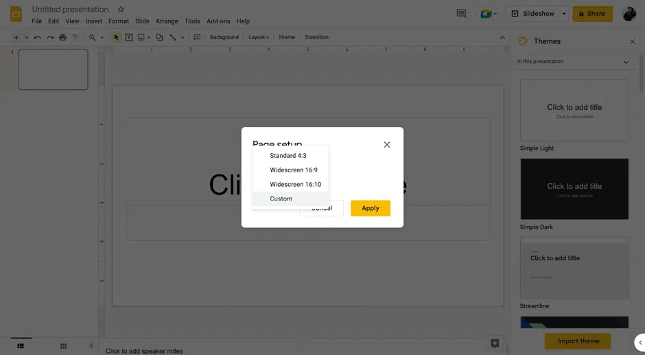 How To Make A Vertical Slide In Google Slides