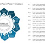 10 Steps Circle PowerPoint Template & Google Slides Theme