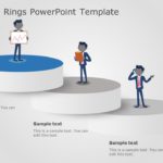 3D Platform Rings PowerPoint Template & Google Slides Theme