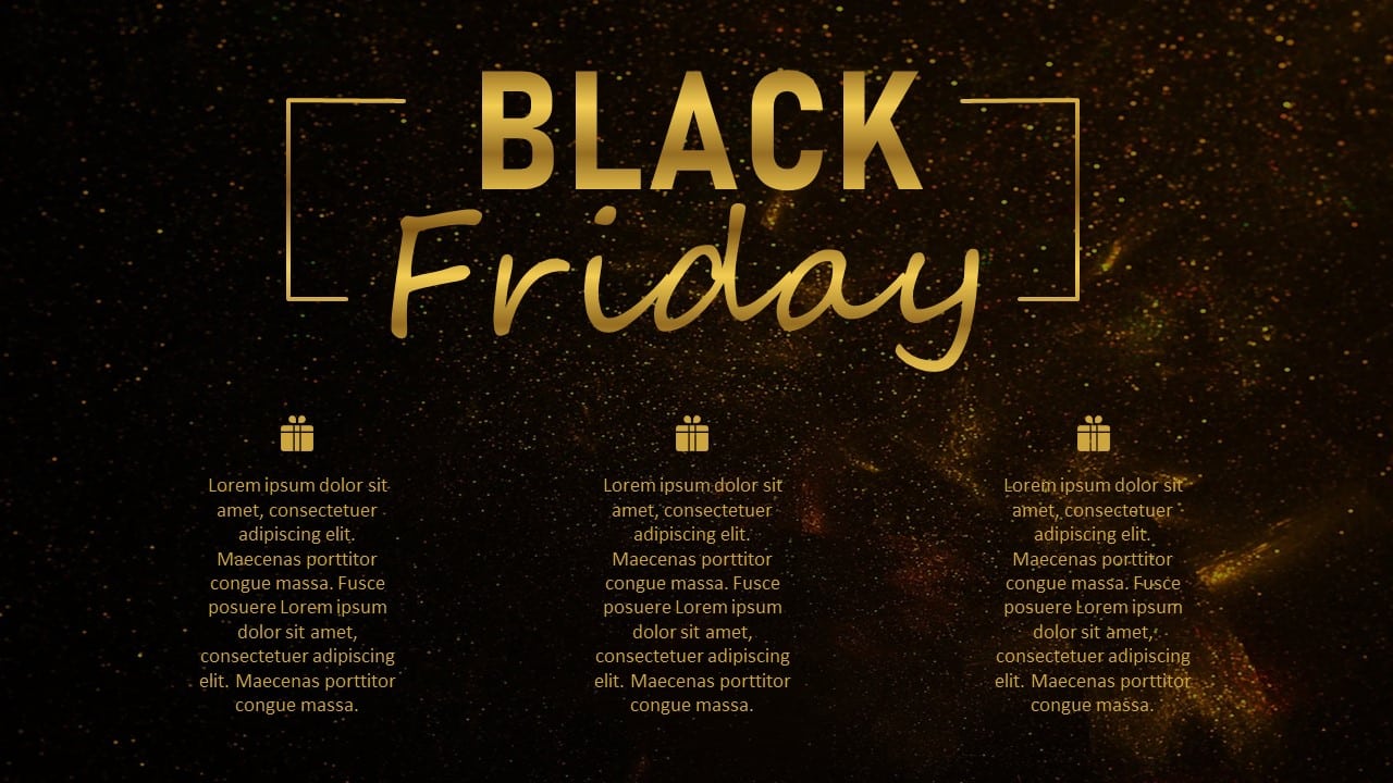 Black Friday Special PowerPoint Template & Google Slides Theme