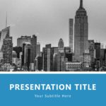 Blue Themed Background PowerPoint Template