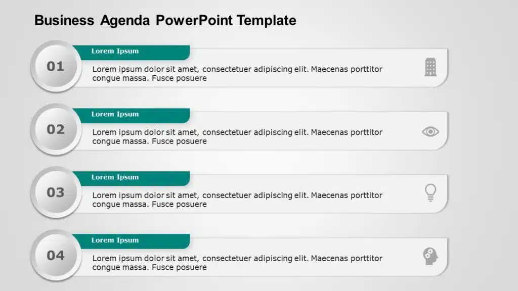 What is a Business Agenda PowerPoint Template