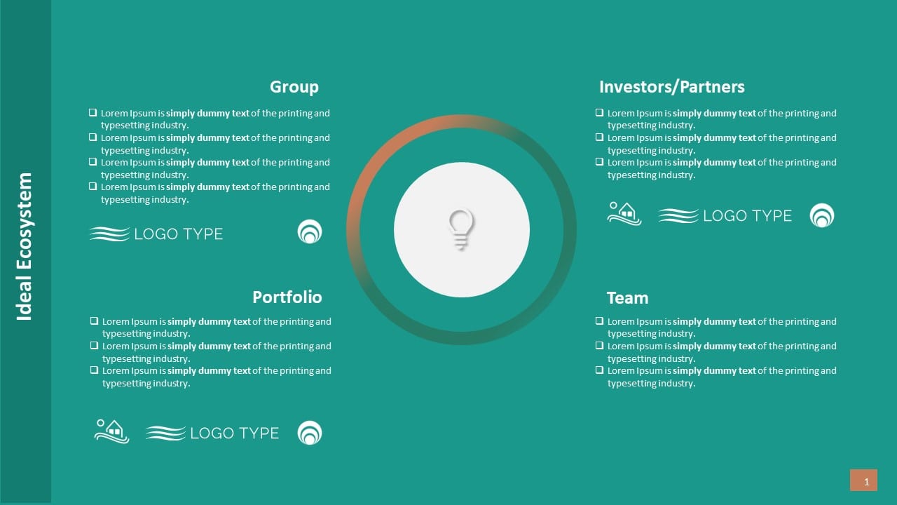 Business Ecosystem PowerPoint Template & Google Slides Theme
