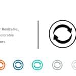 Circular Loop Icon PowerPoint Template & Google Slides Theme