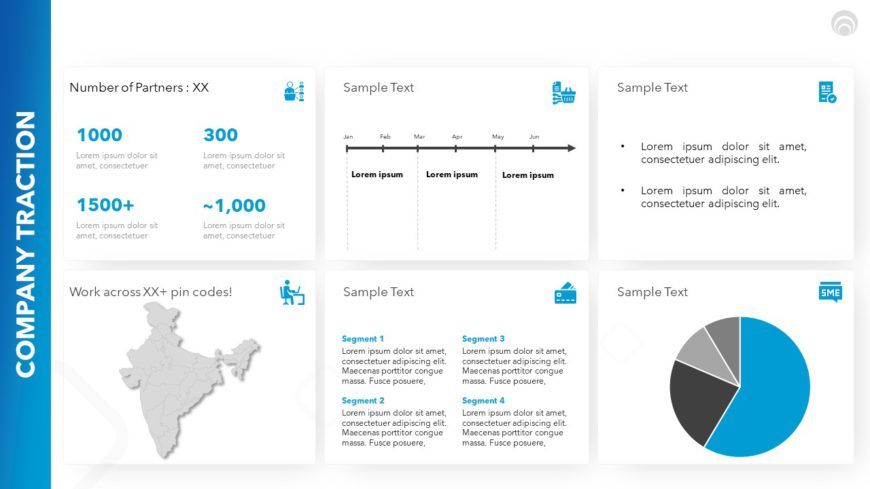 Company Traction PowerPoint Template