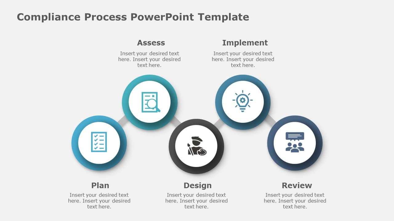 Compliance Process PowerPoint Template & Google Slides Theme