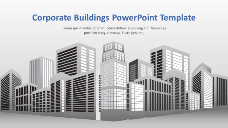 Corporate Buildings PowerPoint Template & Google Slides Theme