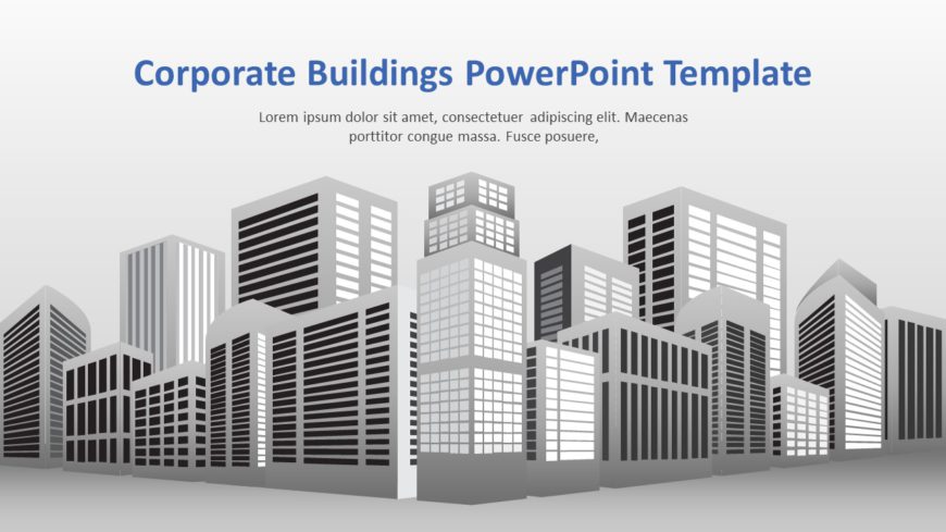 Corporate Buildings PowerPoint Template