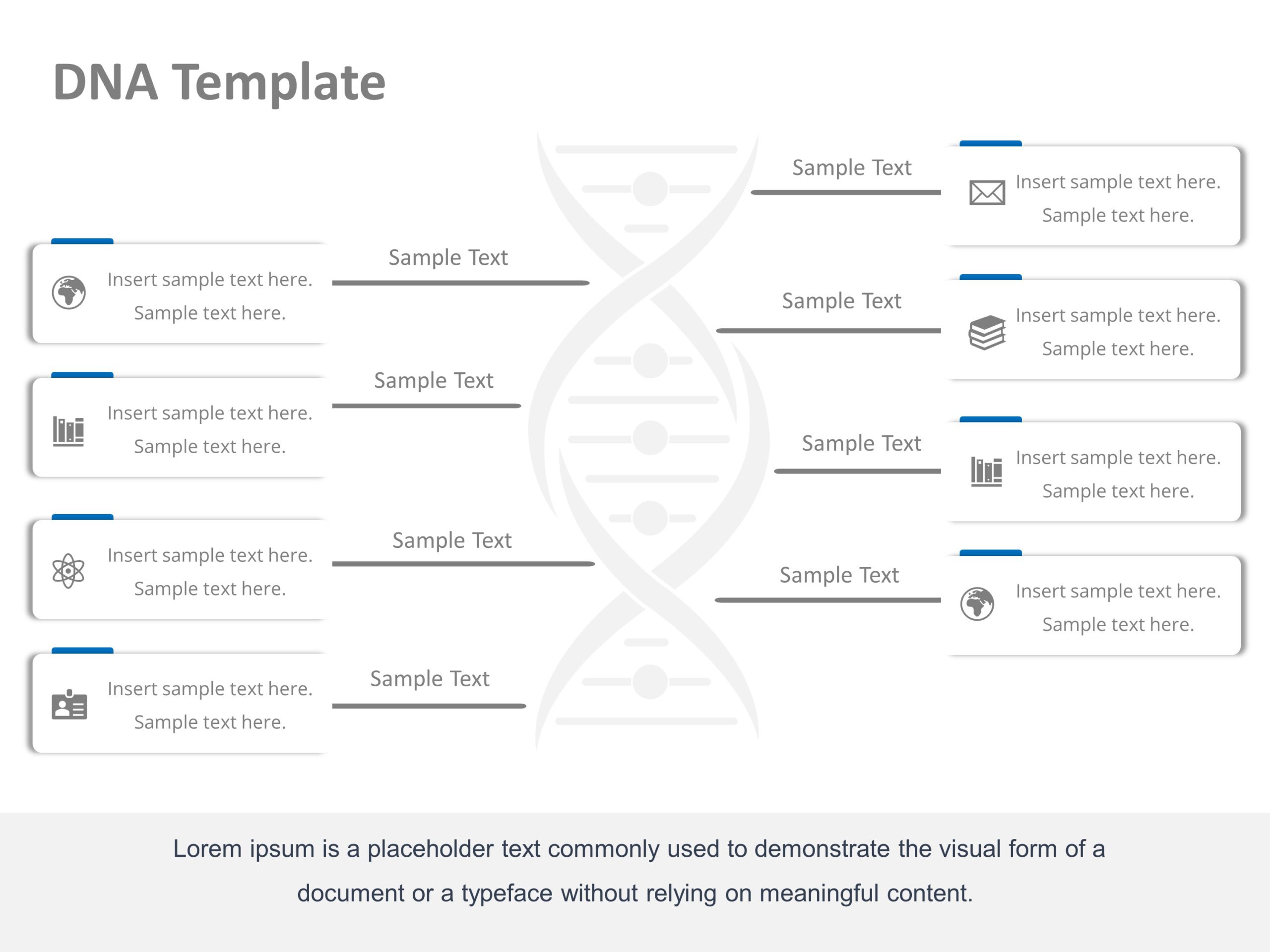 DNA Helix PowerPoint Template & Google Slides Theme