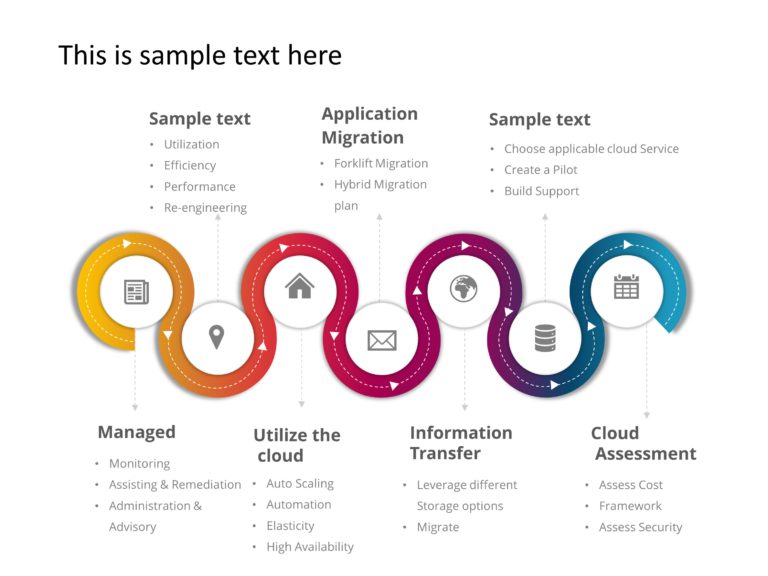 Data Management Process PowerPoint Template & Google Slides Theme