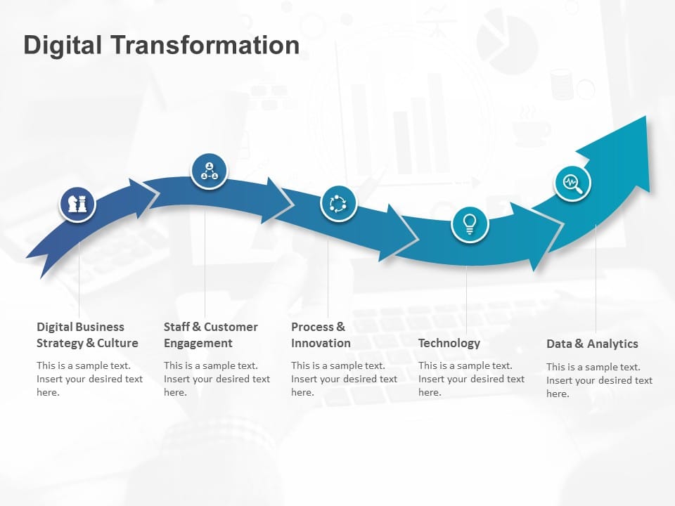Digital Transformation Process PowerPoint Template