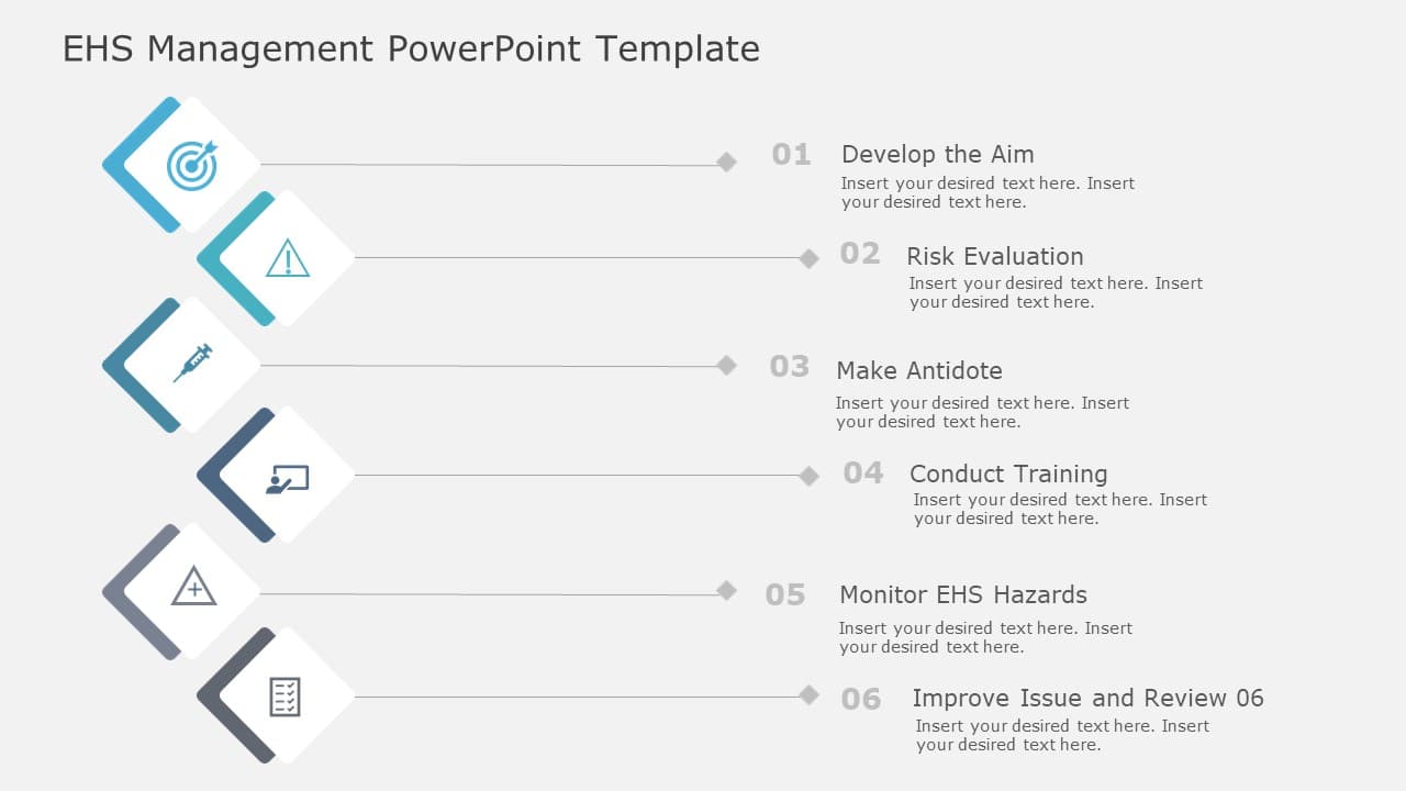 Project Management Process Ehs EHS Management PowerPoint Template