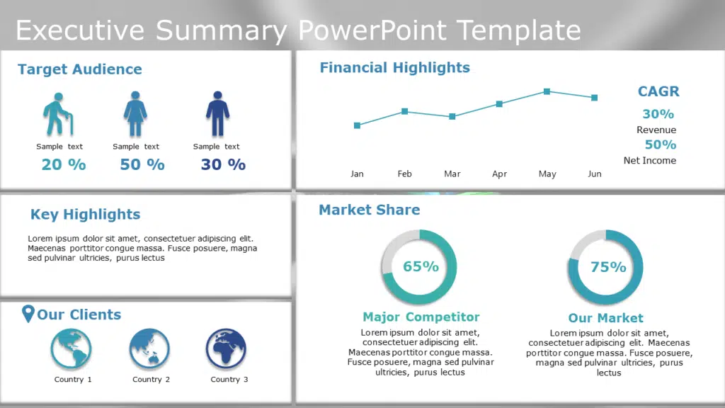 Executive Summary PowerPoint Template