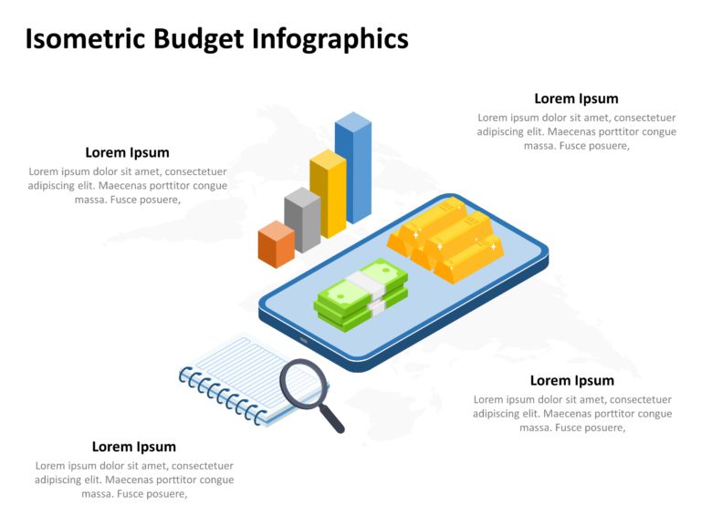 Finance Isometric PowerPoint Template & Google Slides Theme