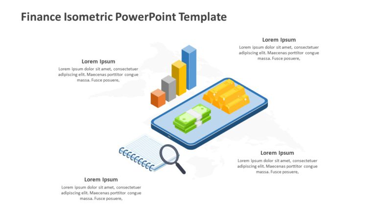 Finance Isometric PowerPoint Template & Google Slides Theme