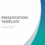 Green Gradient Background PowerPoint Template & Google Slides Theme