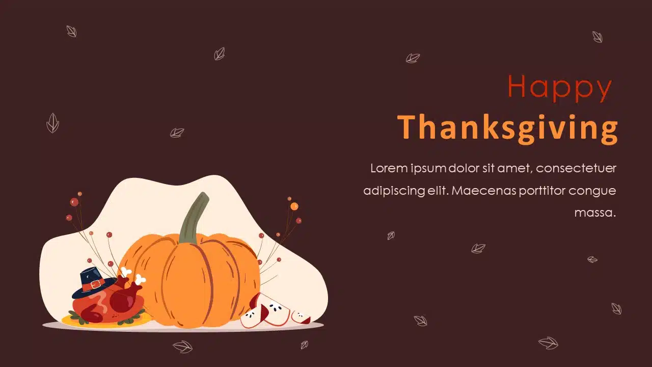 Happy Thanksgiving Template & Google Slides Theme