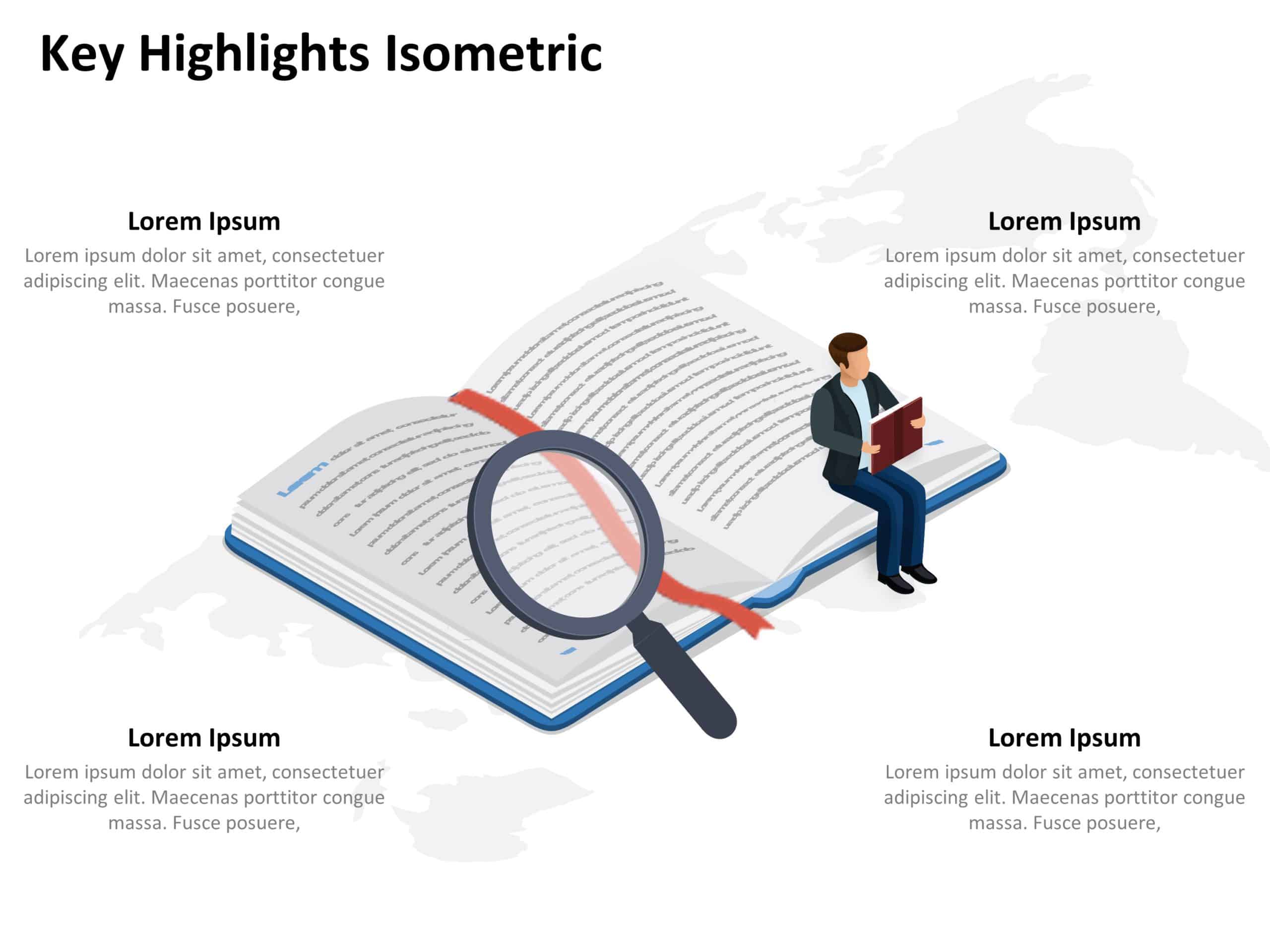 Highlights Isometric PowerPoint Template