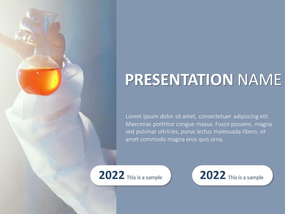 Lab Cover PowerPoint Template