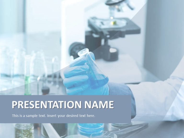 Laboratory Cover PowerPoint Template & Google Slides Theme