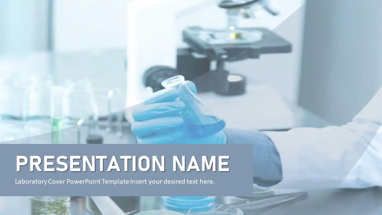 Laboratory Cover PowerPoint Template & Google Slides Theme