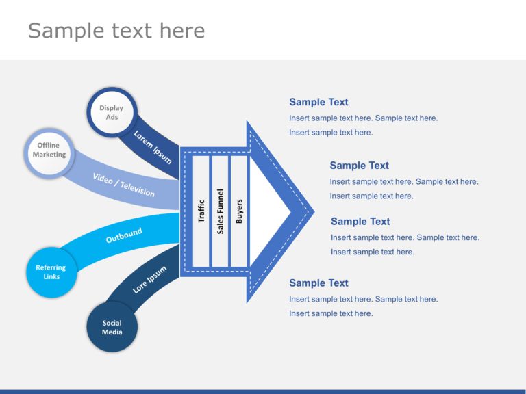 Marketing KPI PowerPoint Template & Google Slides Theme