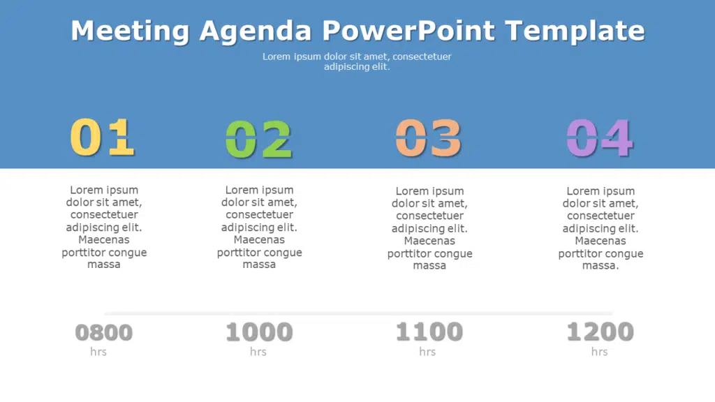 What Is A Meeting Agenda PowerPoint Template