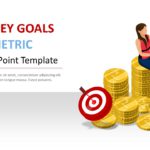 Money Goals Isometric PowerPoint Template & Google Slides Theme