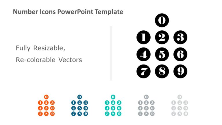 Number Icons PowerPoint Template & Google Slides Theme