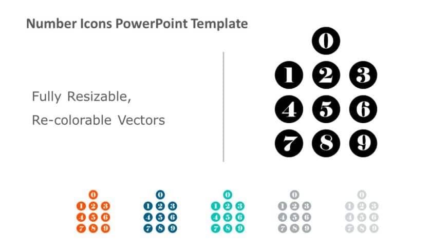 Number Icons PowerPoint Template